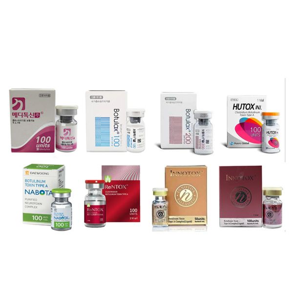 

beauty items innotoxs botulaxs 100u 150u 200u type a btx nabotas hutoxs rentoxs meditoxins for dermal filler