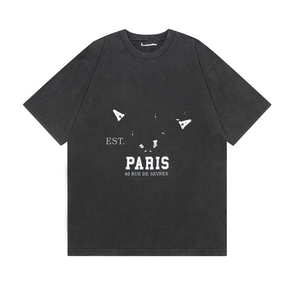 

men's t-shirts fashion men's t-shirt 2023 balencaigaity new cotton soft anti-wrinkle retro decorative printing letters casual stud, White;black