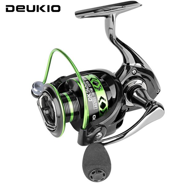 

baitcasting reels deukio dk2000 7000 1bb fishing spinning 8kg max drag gear ratio 5 0 1 metal spool water resistance saltwater reel 230220
