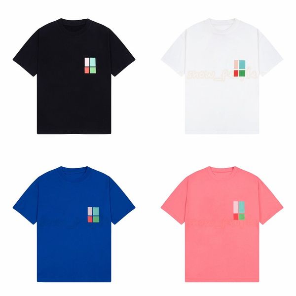 

designer mens short sleeve t shirt fashion color letter print tees womens cotton clothing size xs, White;black