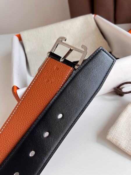 

mens belt belts for women designer cintura ceinture genuine leather box 3.8cm fashion buckle jdsp6, Black;brown