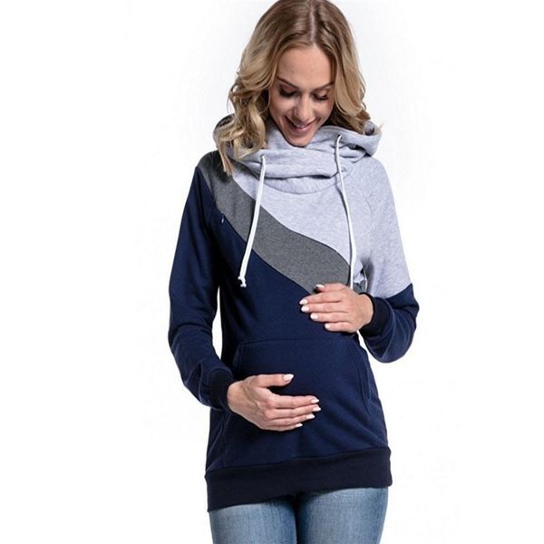 

hgte casual hoodies sweatsgurts women maternity nursing pullover breastfeeding for pregnant women mother breast feeding 20112216m, Black