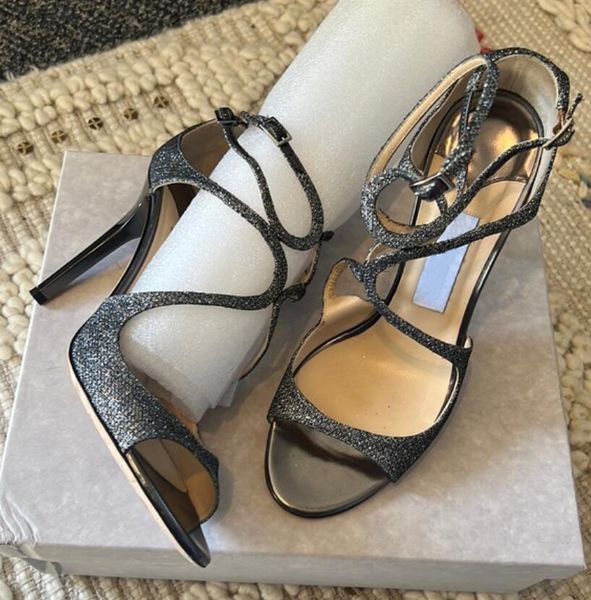 

famous azia sandals women sandal shoes round open toe women high heels cross gladiator sandalias exquisite stiletto-heel ankle strap eu35-43, Black