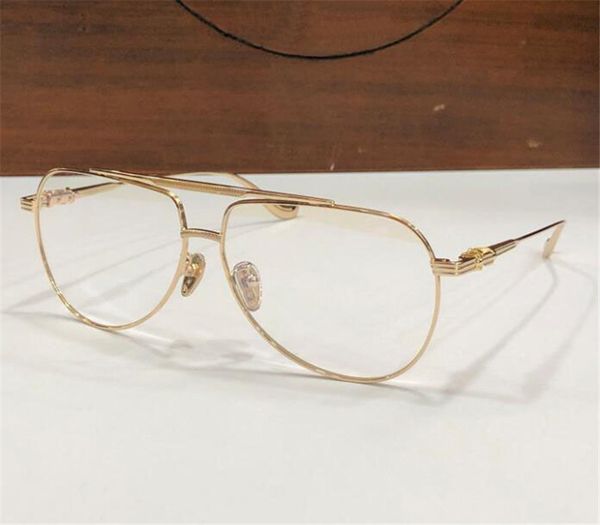 

new fashion design optical glasses 8171 pilot frame retro simple style lightweight and comfortable to wear clear lens transparent eyewear, Black