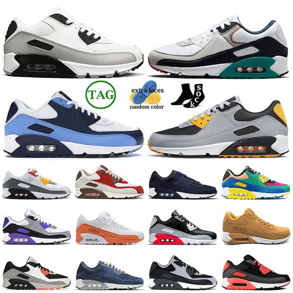 

cushion 90s women mens running shoes 2023 size 46 essential worldwide 90 futura offs triple white black laser blue tennis infrared airmaxs t