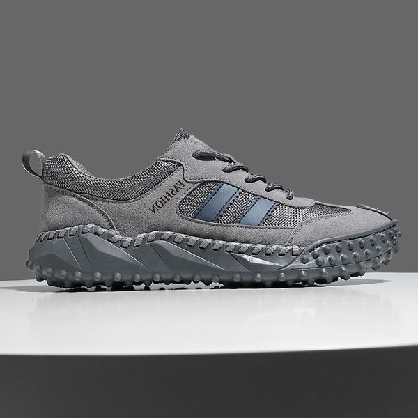 

2023 designer casual shoes men women grey khaki mesh breathable outdoor sports sneakers size 39-46 color17
