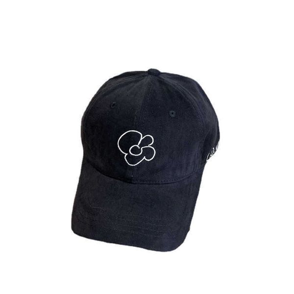 

ball caps new flower embroidered baseball cap love printing cap soild color adjustable cotton hip hop hat for men woman r230220, Blue;gray