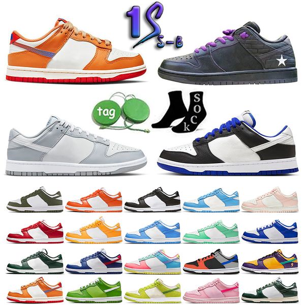

sb dunkes lows designers shoes men women running shoes white black panda pine green university red unc coast glow syracuse purple pulse lase