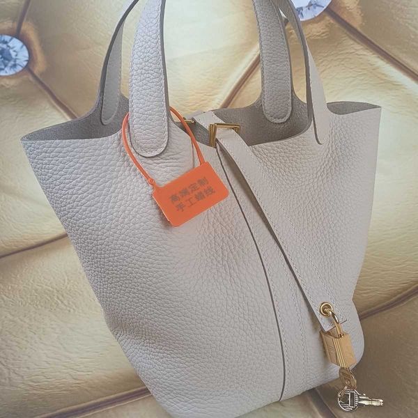 

designer herme picotin lock bags online outlet french wax thread hand sewn vegetable basket bag original tc co6new