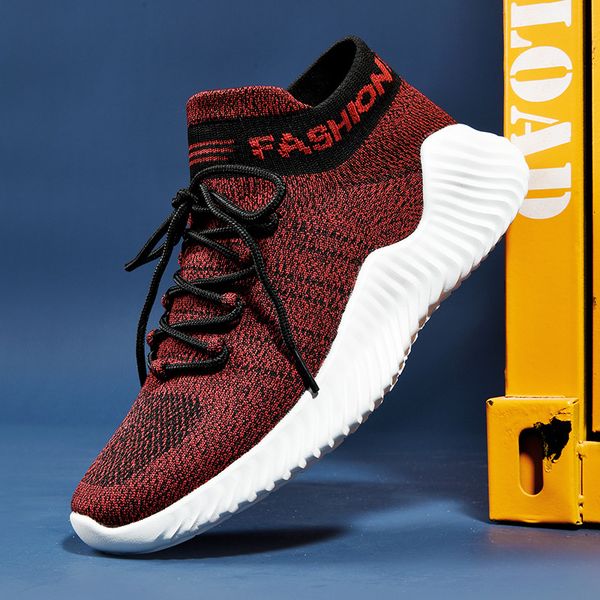 

2023 men women running shoes black red grey blue increase comfortable mens trainers outdoor sneakers size 39-44 #2