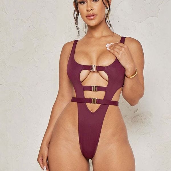 

swim wear thong swimsuit high leg cut swimwear women bathing suit out monokini 2023 brazilian biquini micro 230220