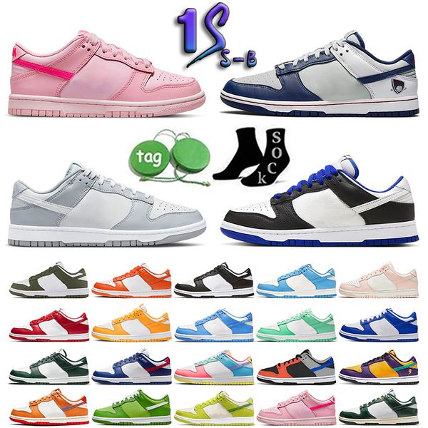 

2022 sb dunks low casual shoes dunksb mens women safari mix reverse unc black white racer blue wolf grey fog midas gold rose whisper ucla