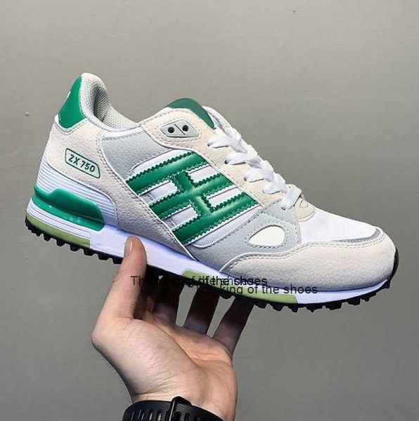 

fashion casual shoes original zx750 zx 750 designer white red blue breathable men and women size 36-45 p54 running sports running, Black