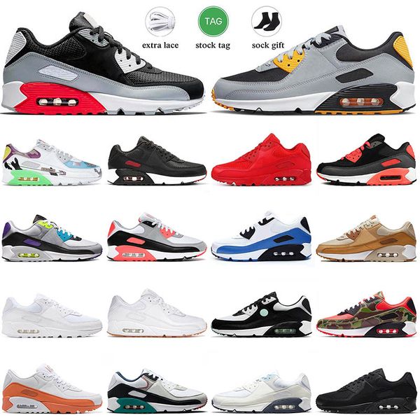 

triple white black 90 90s running shoes platform unc cool grey trail team gold sun club solar flare obsidian black infrared airmaxs sneakers