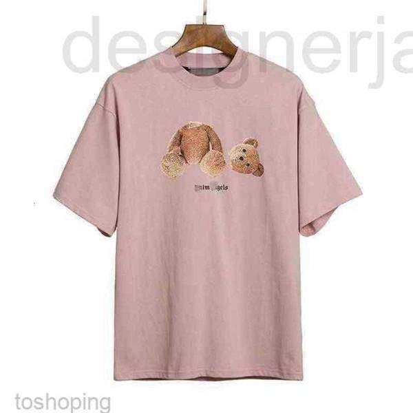 

men's t-shirts designer t-shirts trendy decapitated teddy bear print t-shirt loose women's wear letter short sleeve 79ob, White;black
