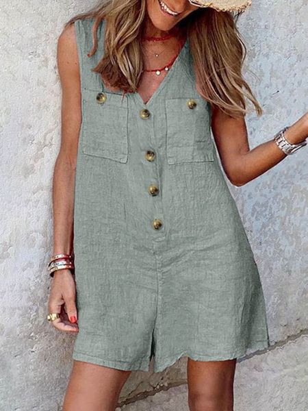 

women's jumpsuits rompers stylish women v neck sleeveless rompers zanzea summer jumpsuits short playsuits casual solid loose beach over, Black;white