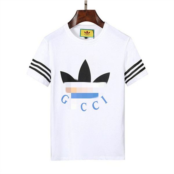 

2023 paris fashion week designer men's t-shirts multi-color casual printed high-quality t-shirt panda hip hop pattern couple new launch, White;black