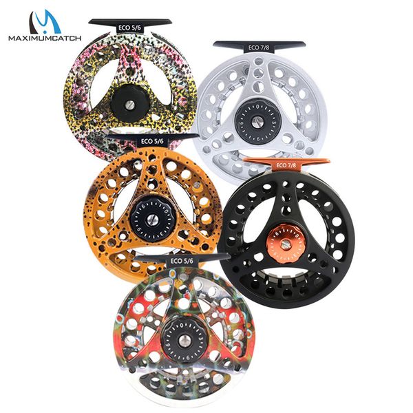 

baitcasting reels maximumcatch eco 2 3 4 5 6 7 8wt fly large arbor aluminum fishing hand changed 230220
