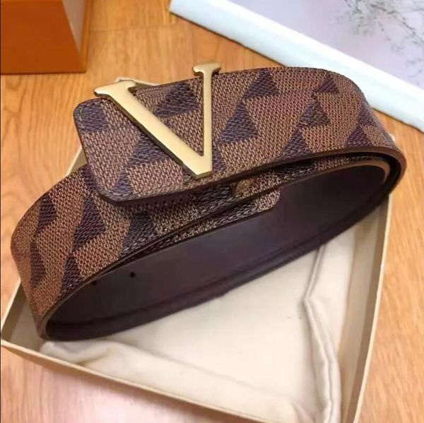 

mens designer belt snake luxury belt leather business belts womens big gold buckle with box, Black;brown