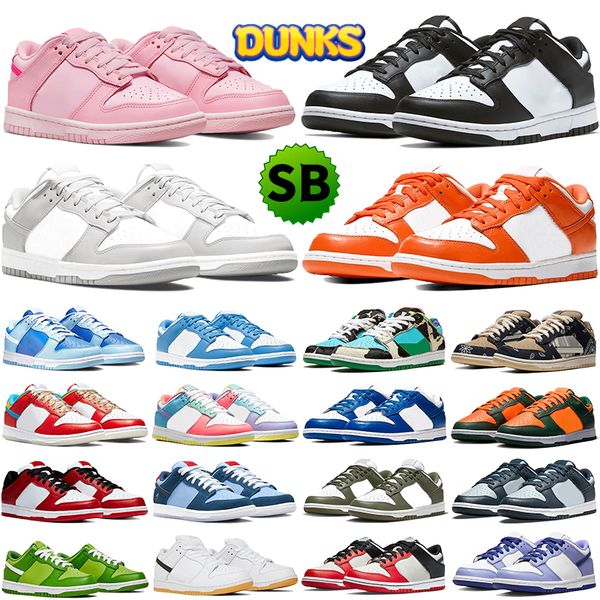 

dunke shoes men women shoe sb panda black white grey fog dunks low retro sneakers designer og triple pink white gum chunky dunky platform 85
