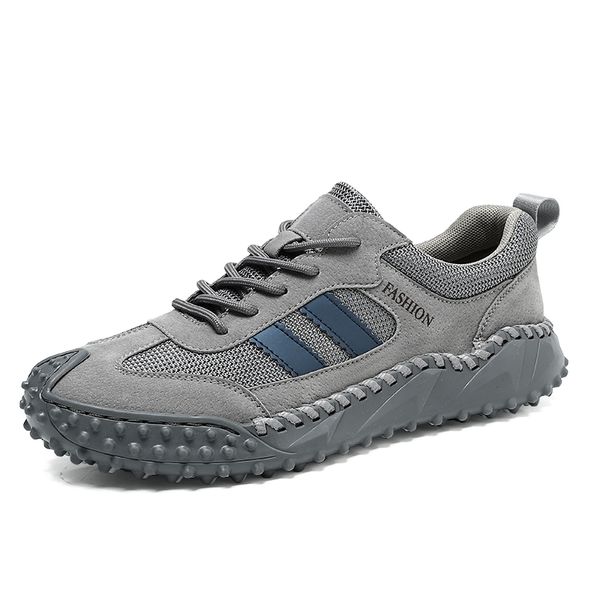 

2023 designer casual shoes men women grey khaki mesh breathable outdoor sports sneakers size 39-46