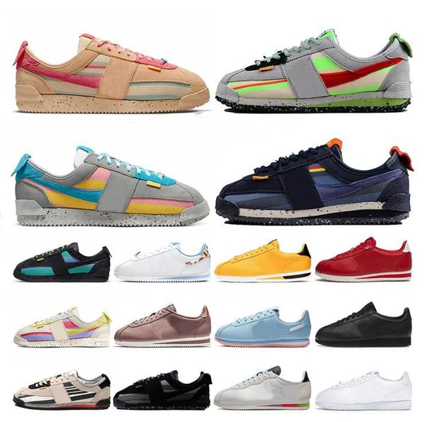 

crotez casual shoes fashion union la x cortez sesame smoke grey lemon frost noir runner sneakers blue purple premium classic leather black w