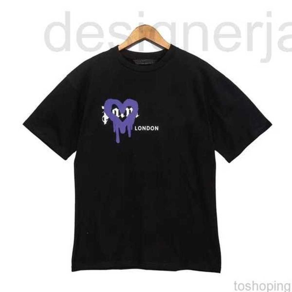 

men's t-shirts designer luxury t-shirt brand clothing spray letter short-sleeved spring summer tide men women tee 01 w64r, White;black