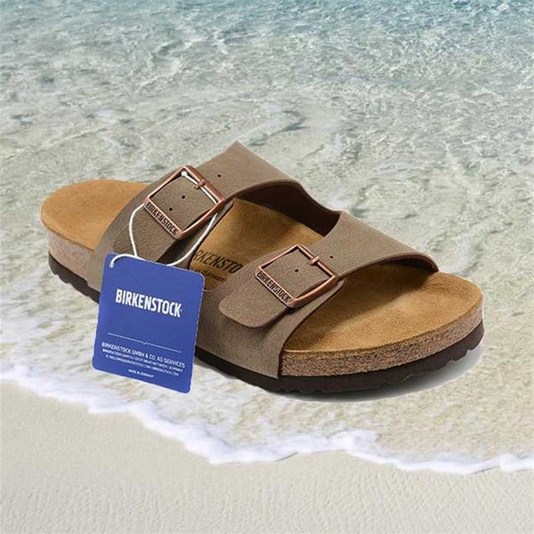 

slippers factory designer birkinstocks germany genuine agent purchase arizona summer leisure cork men's and women's beach slippers, Black