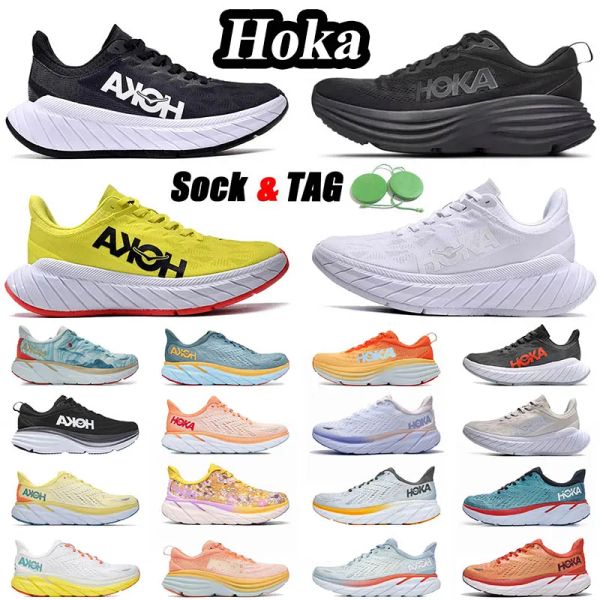 

hoka one one bondi 8 casual shoes mens sneaker triple black white amber yellow summer song anthracite castlerock goblin blue men women d ugy