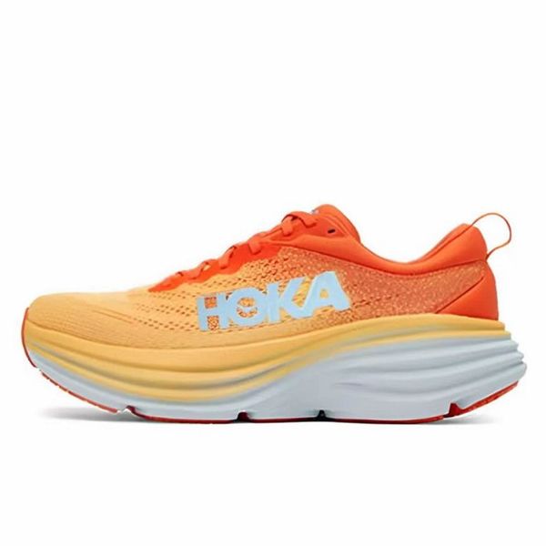 

designer hoka one clifton 8 running shoes mens bondi 8 carbon x2 sneakers triple black white yellow reak teak rocks grey orange sports w szq