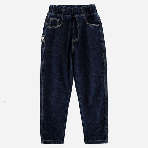 

jeans boys casual spring autumn denim pants 2023 fashion children loose trousers big clothes 14 years 230220, Blue