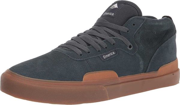 

emerica men's pillar mid vulcanized skateboarding shoe, Black