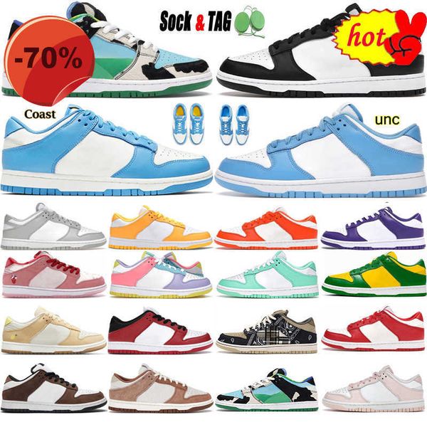

boots 2023 boots chunky low casual running shoes men women black white unc univers