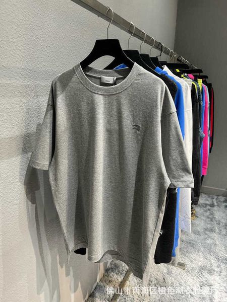 

men's t-shirts designer spring and summer new high verion house back letter printing paris fashion relaxed casual men's women&#039, White;black