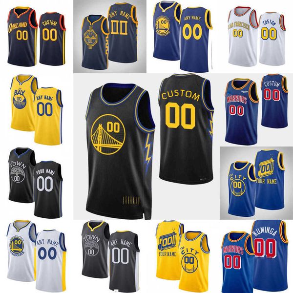 

2023 75th custom men golden state''warriors''stephen 30 curry draymond 23 green andrew 22 wiggins klay 11 thompson baske, Black;red