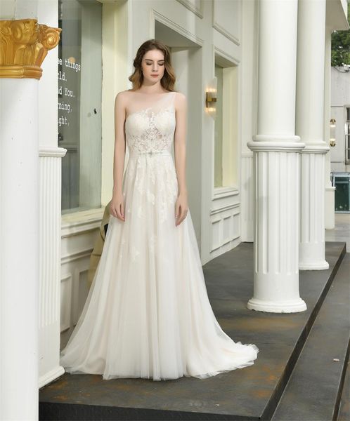 

new wedding dress sequin slim mermaid deep v single shoulder naked back long dress en33393, White