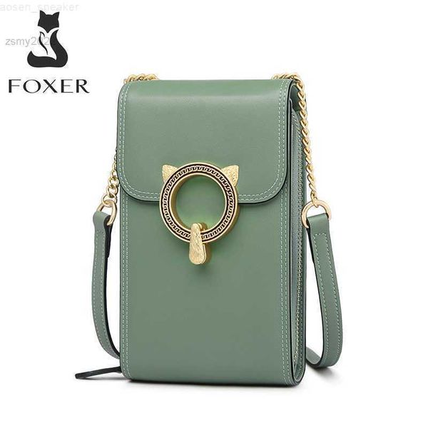 

foxer mini cellphone bags for girls crossbody bag small flap fashion female phone bag lady cell phone pocket purse