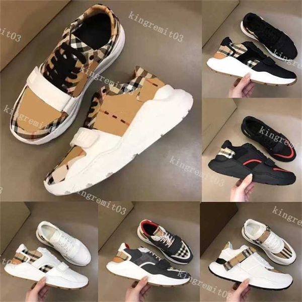 

designer sneakers striped vintage sneaker women mens casual shoes fashion lattice brand shoe men outdoor classic tassel flats with box4dfi, Black