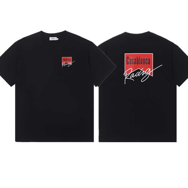 

clothes and shorts 2022 summer new print loose half sleeve ins niche fashion american high street t-shirt, White;black