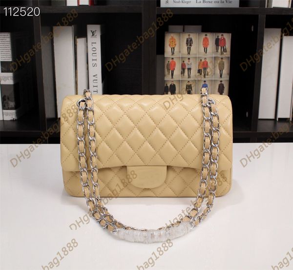 

original high-quality bag designer luxury handbag classic flap chain handbag women's brand handbag fashion rhombus leather shoulder bag