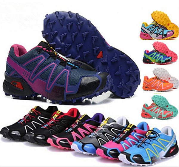 

womens running shoes 3s speedcross 3 iii cs trail men running shoes sneaker carmine triple black purple run walking outdoor casual trainer s