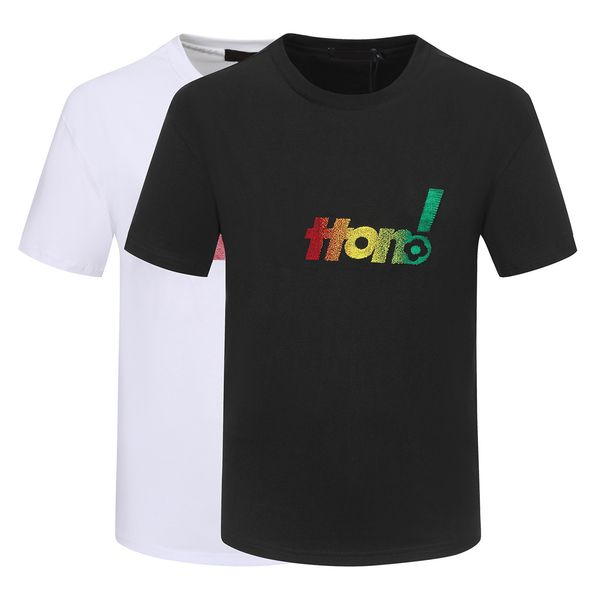 

designers men women t-shirts cotton tees man fashion casual print letter luxury tshirt 432, White;black