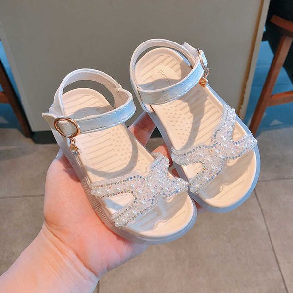 

sandals capsella kids summer shoes 1-6 years girls beading rhinestone sandals children baby toddler princess bow dress shoes size 21-30 r230, Black;red