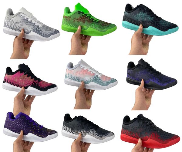 

mens kb black mamba rage basketball shoes sneakers men for sale grinch dark grey pure platinum bright mango yakuda discount sneaker, White;red