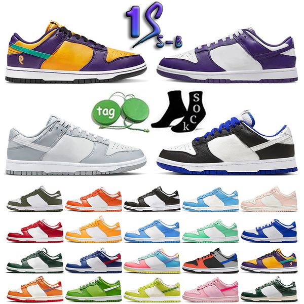 

2023 designer casual low sb dunks shoes women men lows sneakers unc panda green grey fog chicago syracuse olive coast mens chunky outdoor