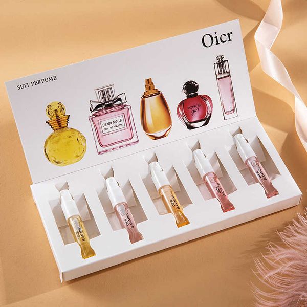 

fragrance counter perfume sample set gift box coco women's powder encounter lasting fragrance five piece trial