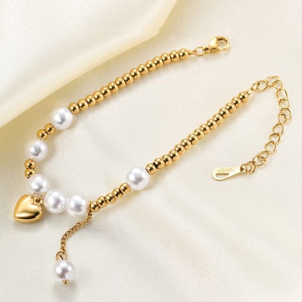

summer bracelets gelang bangle heart bracelet love bangles men triomphes bohemian chain luxury clovers designer women jewelry friendship bra, Black