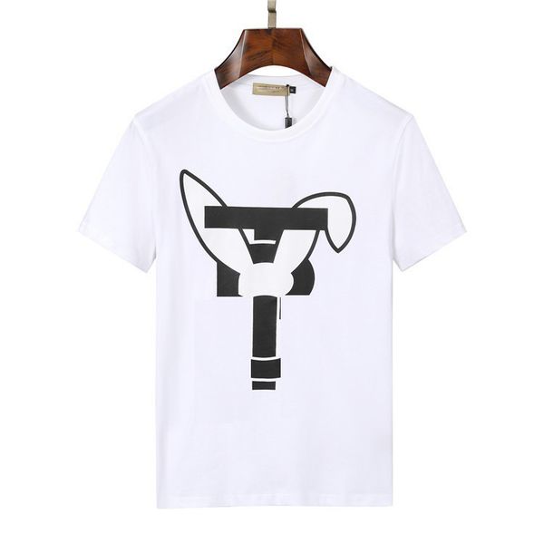 

men's t shirt mens designer t shirts slim fit short printing tee poly cotton twill fabric breathable tee luxury letters print plain spr, White;black