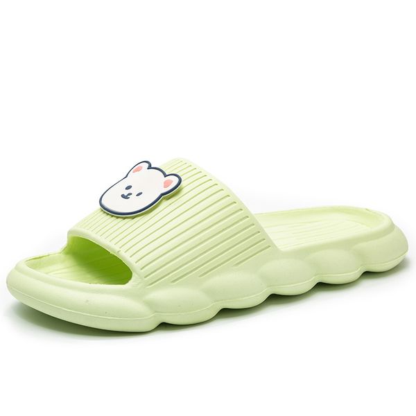 

designer women slippers sandals cute pink white green girl outdoor summer beach casual scuffs shoes color26, Black