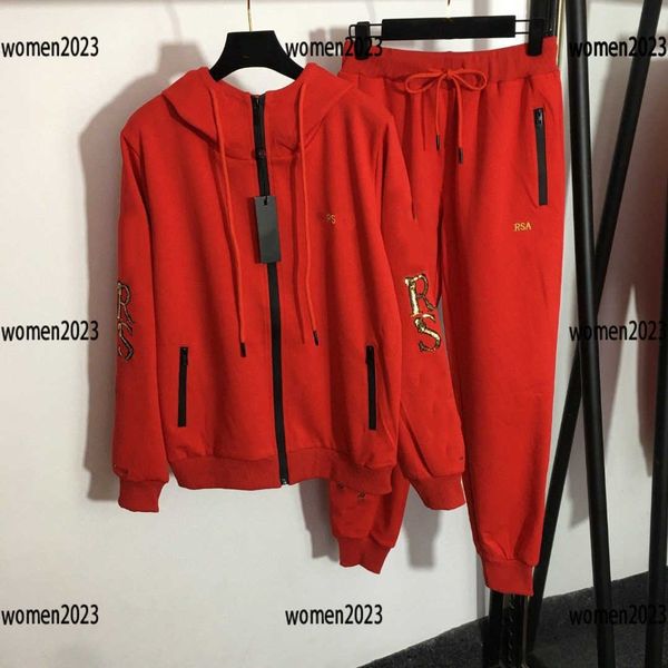 

tracksuits women sportswear lady casual outfit 2pcs hooded jacket and tie-up trousers spring outdoor athletic size s-xl new product feb, Gray